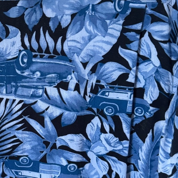 Panama Jack Hawaiian Short Sleeve Shirt Blue XL - Picture 3 of 5